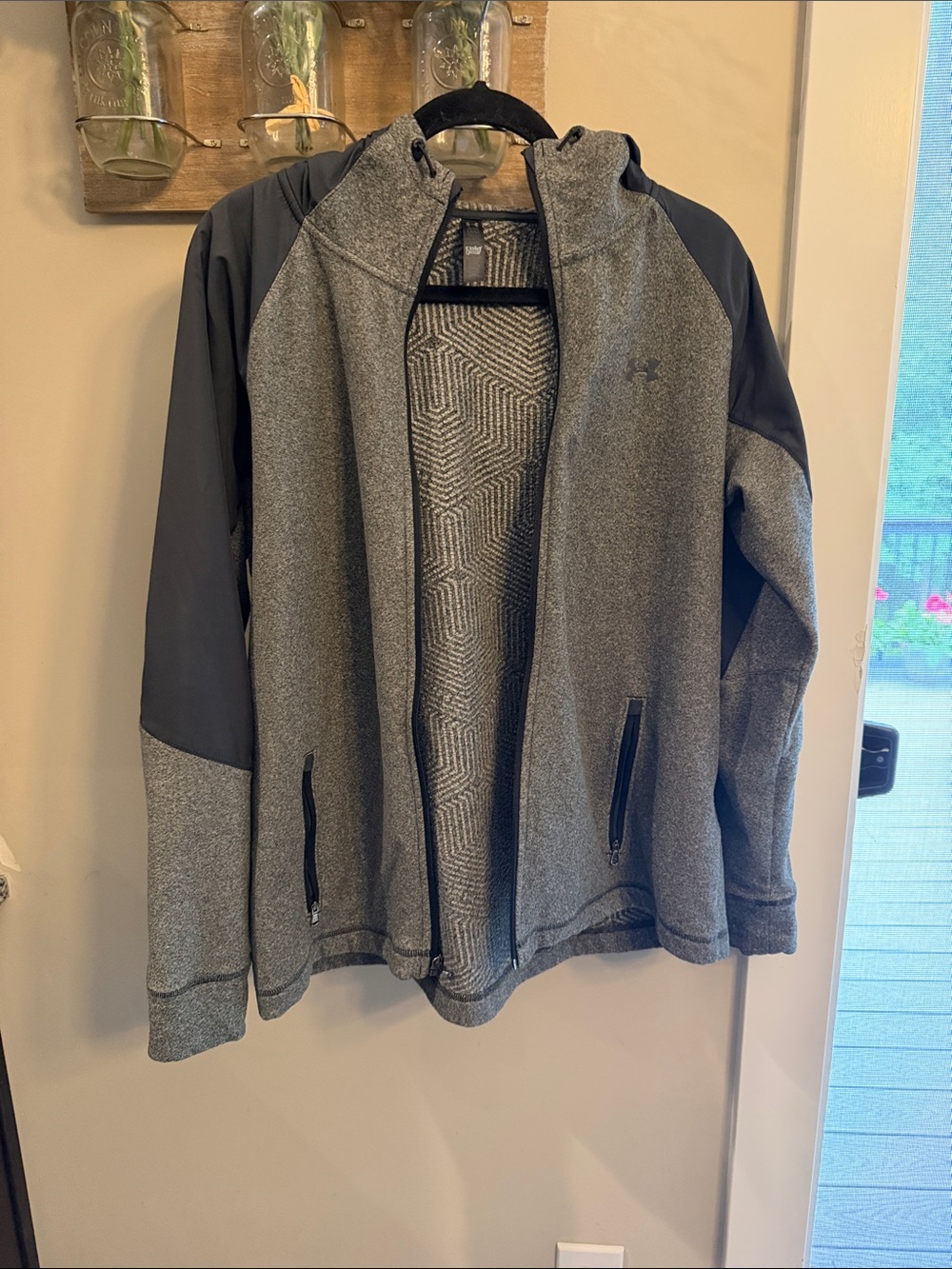 Under Armour Gray & Charcoal Women's Hooded Bomber Jacket